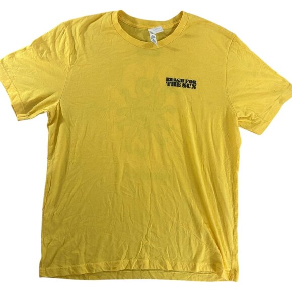 Bella Canvas Other - Bella Canvas Shirt Yellow Size XL Sun Logo Short Sleeve Cotton